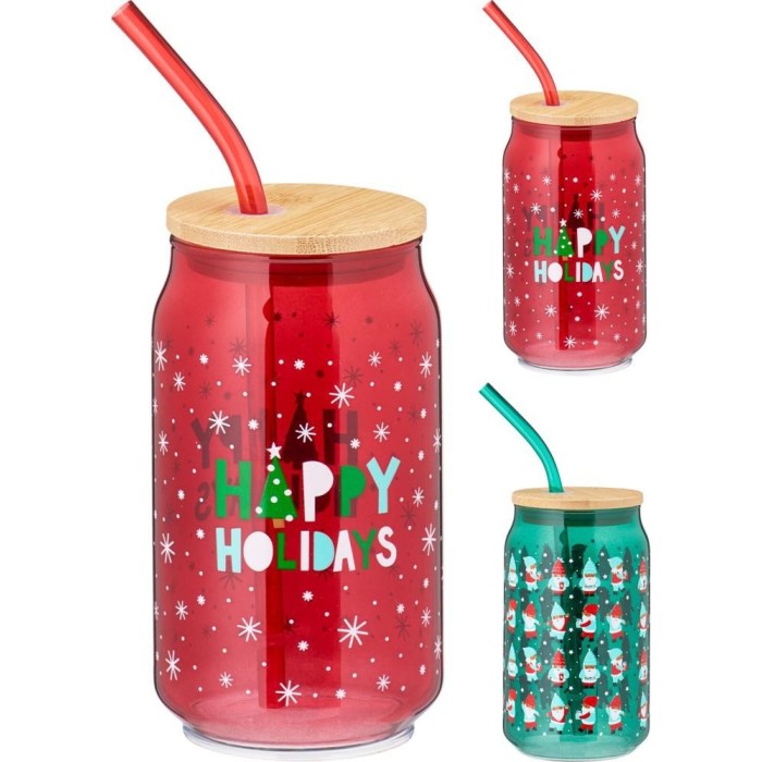 BICCHIERE CCANNUCCIA 14CM 4AS